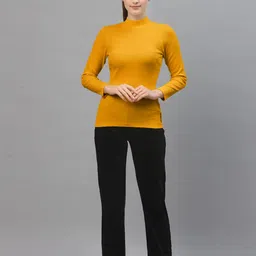 Friskers Pack of 2 High Neck Fitted Cotton Tops image 3