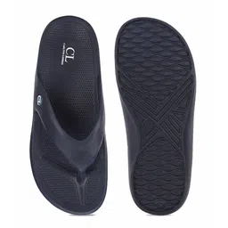 Carlton London Men Navy Blue Thong Flip-Flops image 4