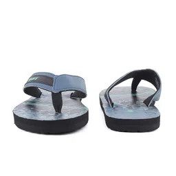 Sparx Men Blue & Black Printed Thong Flip-Flops image 2