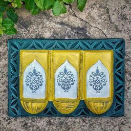 artociti Green And Yellow Aesthetic Rajasthani Jharokha-picture-0