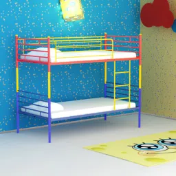 nilkamal Nemo Metal Bunk Bed in Red Colour-picture-24