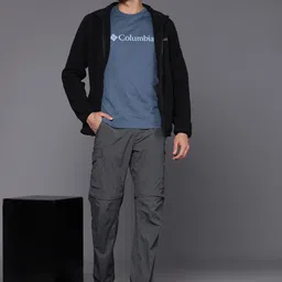 Columbia Men Brand Logo Printed Organic Cotton Slim Fit T-shirt image 3