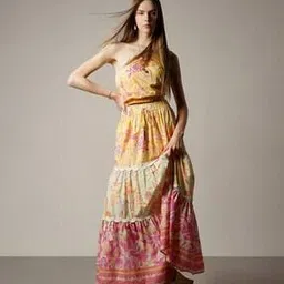 vero moda Women Floral Print Tiered Skirt-picture-19