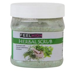 FEELHIGH Herbal Face & Body Scrub with Natural Cleansing Exfoliant - 500 ml-picture-28