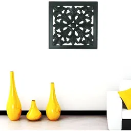 VAS collection home Black Textured Wooden Wall Decor-image-59
