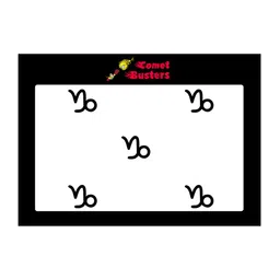 Comet Busters 5 Pcs Reusable Designer Bindis - Black-picture-28