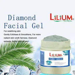 Lilium Diamond Face Scrub With Coconut Extract - 900ml image 3