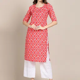 7threads KALINI Women Pack Of 2 Ethnic Motifs Printed Crepe Kurta image 2