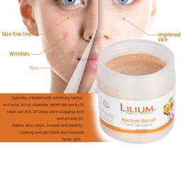 Lilium Apricot Face Scrub With Wheat Germ Oil - 900ml image 5