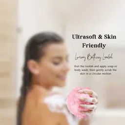 CareDone Large Bath Loofah Sponge Scrubber Exfoliator image 2