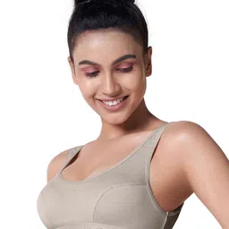 BLOSSOM Full Coverage Non Padded Dry Fit Removable Strap T-Shirt Bra With All Day Comfort image 3