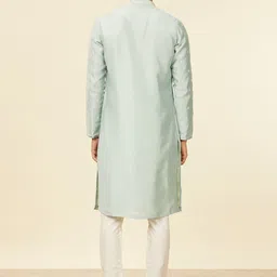 Manyavar Men Embroidered Regular Kurta with Pyjamas image 4