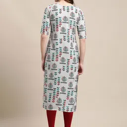 7threads KALINI Women Pack Of 2 Ethnic Motifs Printed Crepe Kurta image 5