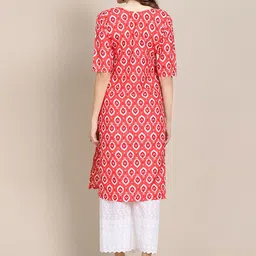 7threads KALINI PACK OF 2 Women Ethnic Motifs Printed Summer Sheers Crepe Kurta image 5