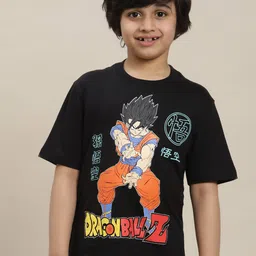 Kids Ville Boys Dragon Ball Z-Printed Pure-Cotton T-Shirt-picture-54