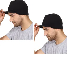 Gajraj Pack of 2 Cotton Visor Caps image 2
