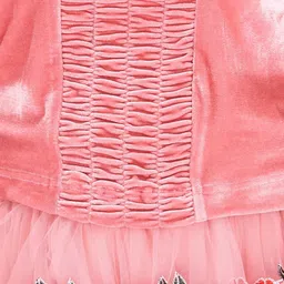 CUTECUMBER Girls Embellished Top With Skirt image 5