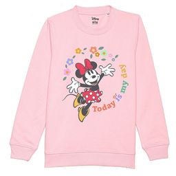 Disney by Wear Your Mind Girls Pink Minnie Mouse Printed Sweatshirt-picture-34