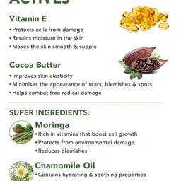 SKIVIA Paraben Free Deep Hydrating Body Butter with Cacao & Moringa For Hydration - 200 g image 5