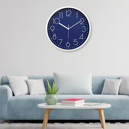 RANDOM Blue Printed Contemporary Wall Clock image 4