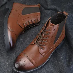 The Roadster Lifestyle Co. Men Tan Lace-Up Regular Boots-picture-41