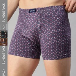 Lux Cozi Men Pack Of 3 Assorted Cotton Trunks COZI_BIGSHOT_LONGS_PRINT_AST5_3PC-picture-9