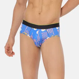 Bummer Men Printed Micro Modal Dixie Blues Mid Rise Basic Brief-picture-40