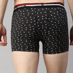 Lux Cozi Men Pack Of 3 Assorted Printed Cotton Trunks image 4