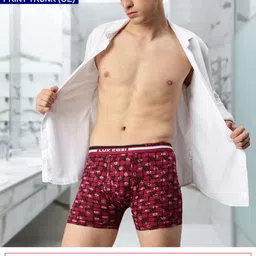 Lux Cozi Men Pack Of 3 Assorted Printed Cotton Trunks image 2