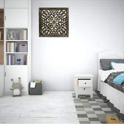 VAS collection home Black Textured Wall Decor Plate-image-61