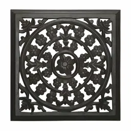 VAS collection home Black Textured Wall Decor Plate-picture-11