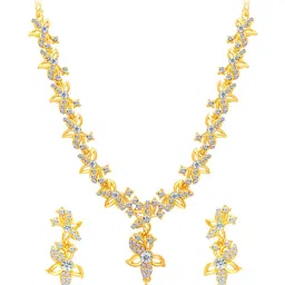 Sukkhi Gold-Plated Stone-Studded Jewellery Set-picture-10