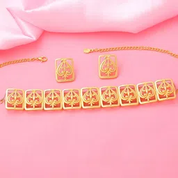 Estele Gold Plated Charming Designer Jewellery Set-image-89