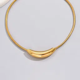 KRYSTALZ Gold Plated Stainless Steel Choker Necklace image 2