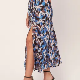 Moomaya Printed A-Line Midi Skirt image 2