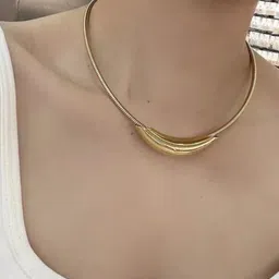 KRYSTALZ Gold Plated Stainless Steel Choker Necklace image 5