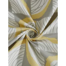 FABINALIV Multi-Color Geometric Cotton Blend Single Bedsheet with Pillow Cover image 4