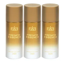 FRENCH ESSENCE Set Of 3 Luxury Jazz Long Lasting Deodorant - 150ml Each image 3