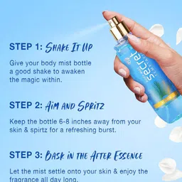 Secret Temptation Women Set Of 3 Bloom Long Lasting Body Mist - 120ml Each image 3