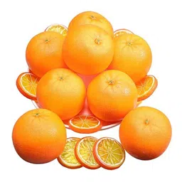 Babymoon Set of 15 5pc Oranges and 10pc Slices Fruit Decoration Baby Photography Props image 1