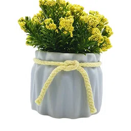 Art Street Green & Grey Artificial Flower With Pot image 2