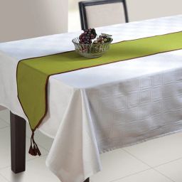 swayam Tunisa Green Cotton Table Runner-picture-17