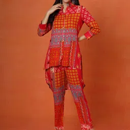 KALINI Ethnic Motifs Printed Shirt & Trouser-picture-26