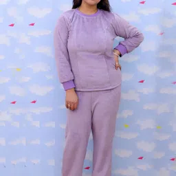 The Mom Store Round Neck Sweatshirt With Trousers Co-Ords-picture-16