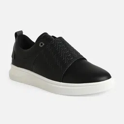ALDO Men Textured Comfort Insole Contrast Sole Slip-On Sneakers-image-45