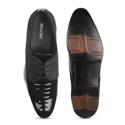 WALKWAY by Metro Men Black Solid Formal Derbys image 5