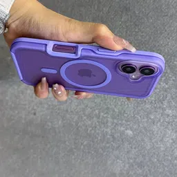 Luxury Kase LK173 Matte Translucent Armor Shockproof Mag-Safe iPhone 16 Back Case-picture-17