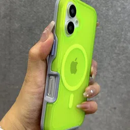 Luxury Kase LK173 Matte Translucent Armor Shockproof Mag-Safe iPhone 16 Back Case-picture-13