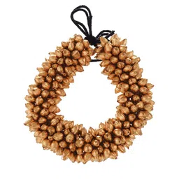 Saraf RS Jewellery Women Golden Beaded Bridal Hair Accessories image 3