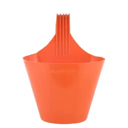 Kuber Industries Orange 4 Pcs Single Hook Plant Container Pots image 4